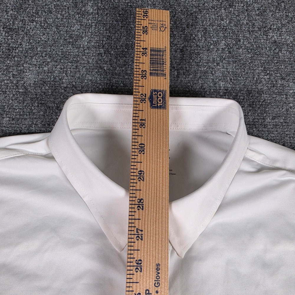 Rhone Commuter Shirt Men XXL Bright White Slim Fit Italian Stretch LS NEW READ - Picture 10 of 13